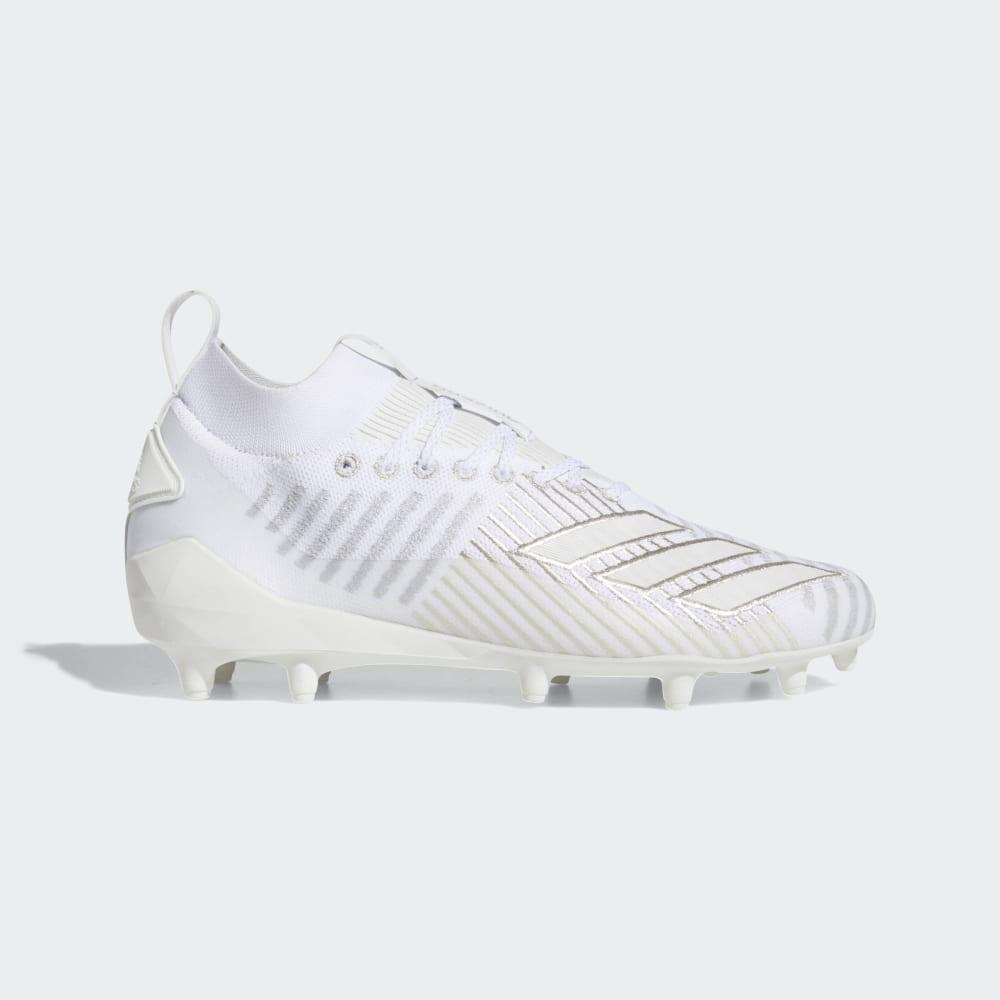 Adidas Men's Adizero 8.0 Primeknit Football Boots White/Silver Metal Ireland F97227